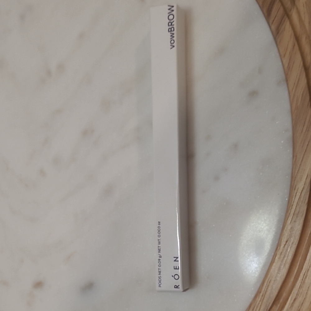 RÓEN Vow Brow Precision Brow Pencil — White Packaging